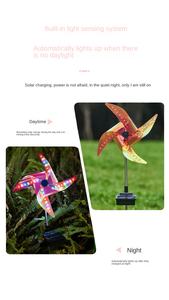 Lampe de sol à moulin à vent LED, extérieur, jardin, cour, IP44, étanche, durable, éclairage de jardin, parfait pour l'extérieur, lumière solaire - Product Image 6