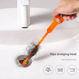 Accesorio portátil para el hogar, cocina y lavabo, limpiador de pelo, manivela de mano, herramienta de émbolo para inodoro, herramienta de drenaje - Product Image 4