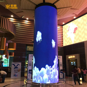 Trong nhà linh hoạt P2 HD LED Bảng điều chỉnh mềm cong trong nhà Màn hình LED tường SMD Chip tầng đứng cho quảng cáo cho thuê - Product Image 5