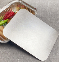 Einweg-Alufolienbehälter mit Deckel Aluminiumschalen zum Mitnehmen für Kochen, Backen, Catering, Party-Mahlzeitenvorbereitung, Takeaway, Einfrieren