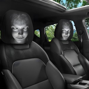 Coprisedile Anteriore Universale e Copri Poggiatesta (Materiale in Poliestere) Adatto a Tutti i Modelli di Auto, Personalizzazione Pubblicitaria per Sublimazione - Product Image 3