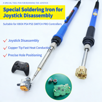 Fer à souder électrique à chauffage rapide 110V standard US pour démontage de joysticks, compatible Xbox, PS4, PS5, Switch Pro+