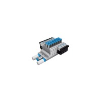 Vanne solénoïde FES-TO VUVG-L10A-P53E-ZT-M3-1P3, 5/3 à échappement central, ports M3, vanne de commande directionnelle pneumatique compacte