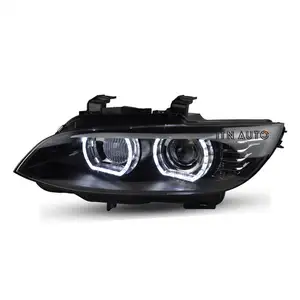 Upgrade engel auge LED dual optische linse scheinwerfer scheinwerfer montage für BMW 3 serie E92 M3 2006-2012 Xenon kopf licht kopf lampe