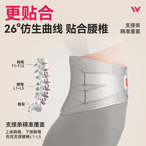 Ceinture de soutien lombaire Wellday de qualité médicale pour la protection de la taille des adultes, idéale pour l'alpinisme - Product Image 4