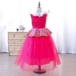 2024 dormir belles filles Cosplay princesse Aurora fille habiller avec accessoires fantaisie Halloween Costumes filles - Product Image 3