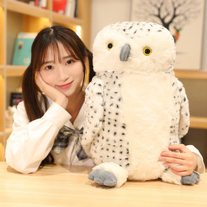 Vente en gros de poupée animale blanche <span class=keywords><strong>neige</strong></span> mignon hibou des neiges jouets en peluche hibou peluche doux oreiller carton oreiller - Product Image 6
