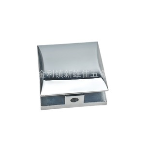 Xinxiongjia <b>Square</b> Zinc Alloy Glass Clamp <b>Mirror</b> Finish Wall Mount For Shower Door - Product Image 5