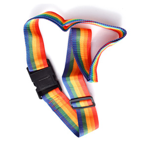Ceinture de sécurité pour enfant, sangle arc-en-ciel, 1.7m de long, pour scooters électriques, motos, 3-6 ans, matériau en polypropylène - Product Image 1