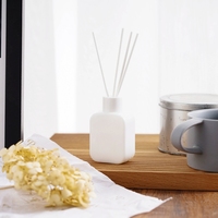 Nouveau Style 30ml Reed Diffuseur Bouteilles En Gros Blanc En Céramique Verre Reed Diffuseur Bouteille Avec Reed Diffuseur Caps