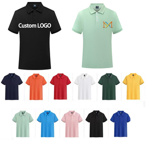 All'ingrosso il miglior prezzo Polo Slim-Fit Business Casual Logo 100% poliestere ad asciugatura rapida Golf t-shirt capo colletto uomo t-shirt - Product Image 3