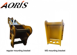 Maßgefertigter 3,5-Tonnen-Bagger-Schalldämpfer MS03 Montagehalterung Hydraulischer Abbruchhammer mit CE-Zertifikat - Product Image 4