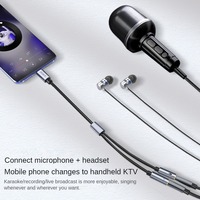 Cable Divisor de Audio USB Tipo C, Adaptador Divisor de Audio Auxiliar USB C a 2 Conectores Hembra de 3.5MM para Auriculares y Micrófono
