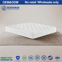 Matelas à ressorts ensachés Jiabaijia durable, certifié OEM ODM, vente en gros à prix abordable, anti-pression pour chambre à coucher