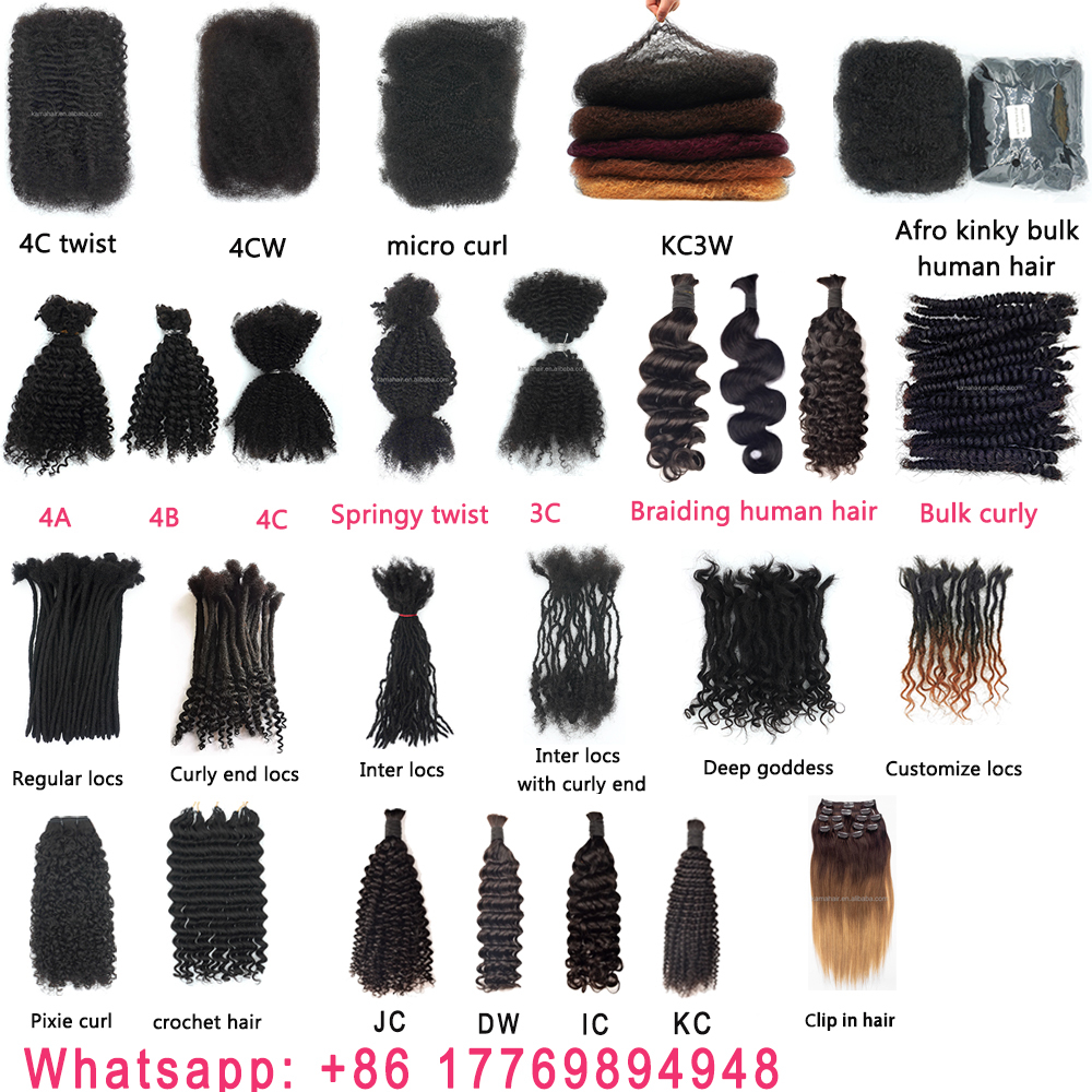 Vast Hair Workshop Craft Detail 8 for KAMA Microlocks 0.1/0.2cm Sister Locks 100% Remy Brazilian Hair Dreadlock Extensions with Curly Ends