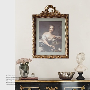 <strong>Classical</strong> Gold Resin <strong>Frame</strong> Wall Photo <strong>Frame</strong> Baroque Picture <strong>Frame</strong> for Artwork - Product Image 5