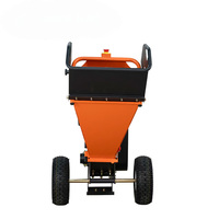 Broyeur de bois GS100 7HP 212cc à essence, déchiqueteur de branches 100mm, châssis renforcé 115kg pour l'entretien des propriétés