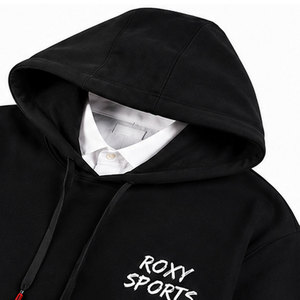 Sweat à capuche personnalisé pour homme, 100% coton lourd (370g), style streetwear décontracté, avec poche, respirant, écologique, OEM/ODM - Product Image 4