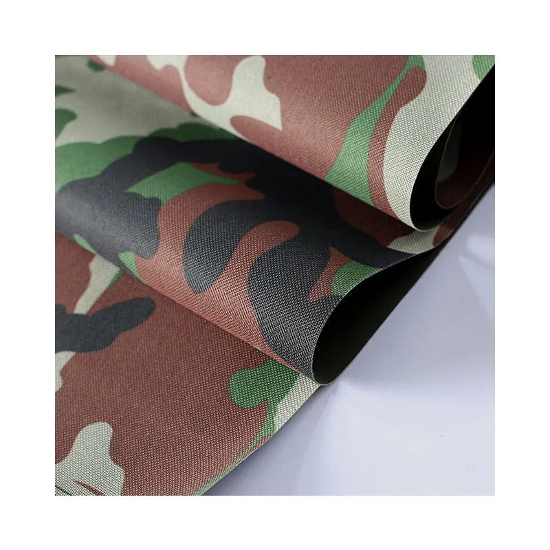 <span class=keywords><strong>Poly</strong></span> <span class=keywords><strong>Oxford</strong></span> <span class=keywords><strong>600D</strong></span> Camouflage Afdrukken Stof Met Pvc Coating
