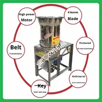 Hachoir à légumes multifonctionnel entièrement automatique en acier inoxydable pour piments, gingembre, ail et préparations humides