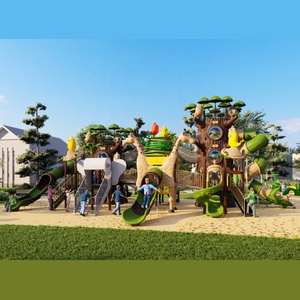 Divertido Parque Infantil al Aire Libre con Tobogán y Zona de Juegos para Niños Pequeños - Product Image 2