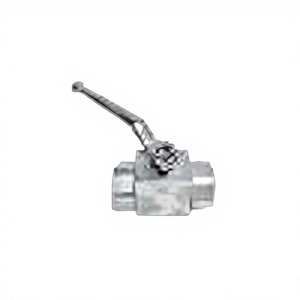 Vanne à boisseau sphérique directionnelle hydraulique avec levier de commande - Product Image 1