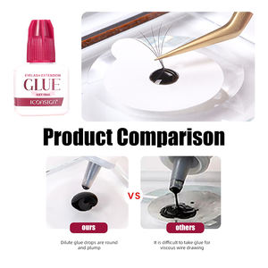 Nouvelle conception Iconsign, colle pour extensions de cils imperméable à séchage rapide, 0,5 seconde, étiquette privée, adhésif pour faux cils, cosmétiques - Product Image 3
