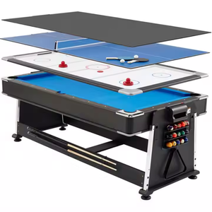 Chất Lượng Tốt Chính Hãng Bàn Hồ Bơi Bida Snooker Cho Khúc Côn Cầu/Bữa Ăn Tối/Quần Vợt/Bàn Hồ Bơi Có Thể Đảo Ngược Đa Năng Bàn Bida - Product Image 2