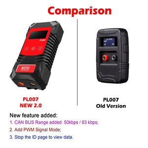 Outil de diagnostic automobile WOYO PL007, lecteur de code OBD2, écran LCD, Bluetooth, alimenté par batterie 12V, rouge - Product Image 4