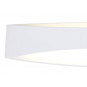 Aplique LED de pared 12W 3000K blanco mate, ideal para iluminación ambiental y decorativa en espacios interiores. - Product Image 3