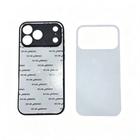 Coque de téléphone 2D par sublimation pour iPhone 17 Air 17 Pro Max, antichoc en TPU, vierge pour impression, accessoires de téléphone portable en gros