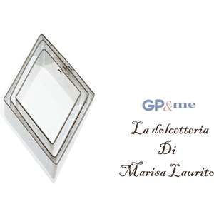 ชุดที่ตัดคุกกี้ทรงเพชรโลหะ3ชิ้นอุปกรณ์สำหรับคุกกี้ที่จำเป็น - Product Image 1