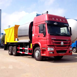 รถบรรทุก HOWO 8x4 8 ลูกบาศก์เมตร สำหรับงานแอสฟัลต์ 12 แมคคาดัม รถปูยางมะตอยแบบซิงโครนัส รถซีลกรวดแบบซิงโครนัส สำหรับงานบำรุงรักษาถนน - Product Image 3