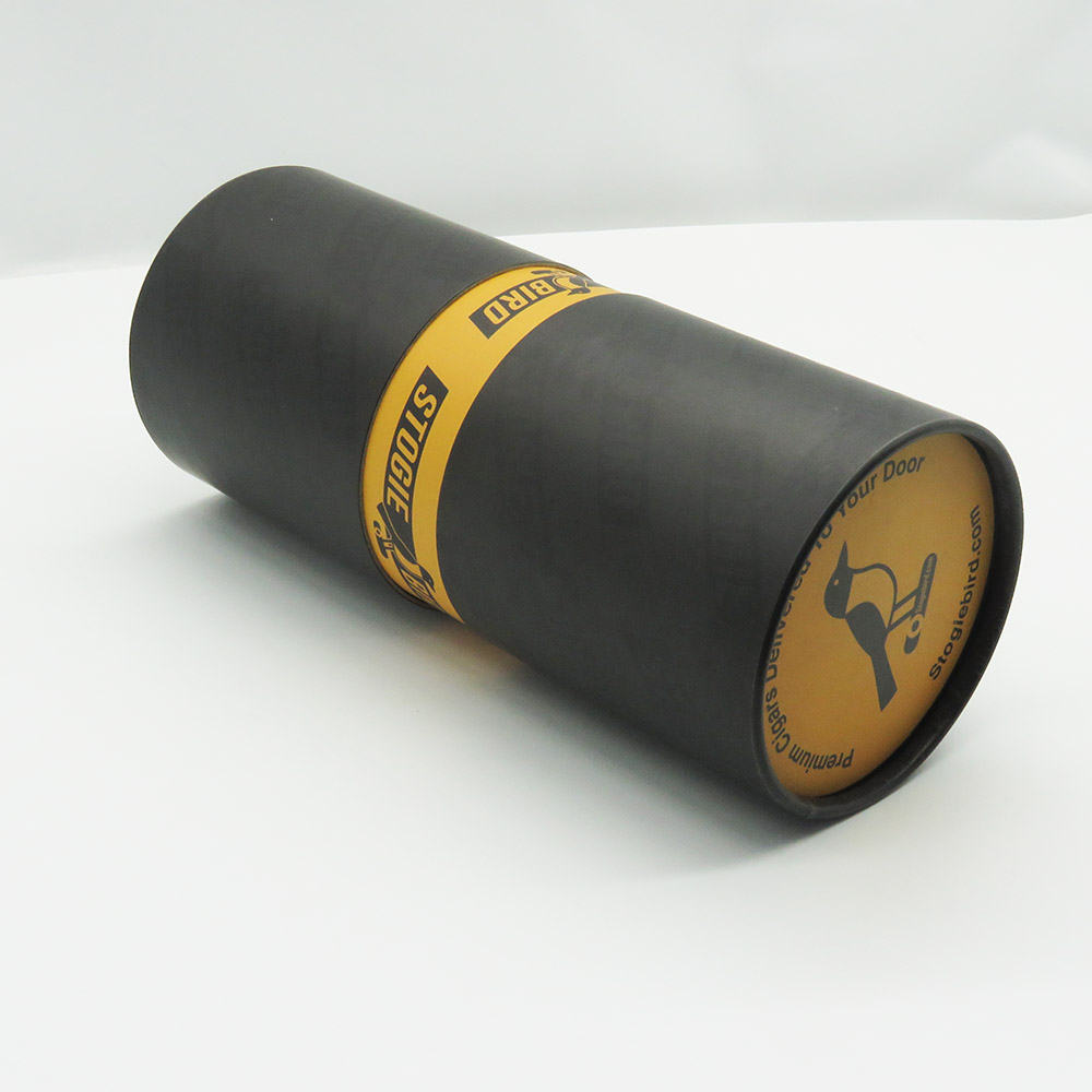 Custom Printed Biodegradable Recycled Kraft Paper Tube Rigid Luxury Packaging with UV Coating for Food Clothes Stamping Handling