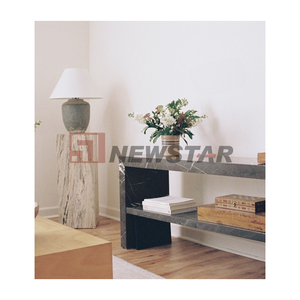 Décor à la maison nordique salon moderne meubles en pierre Table d'entrée <span class=keywords><strong>banc</strong></span> en marbre étroit Table <span class=keywords><strong>Console</strong></span> - Product Image 4