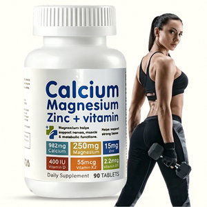 Comprimés OEM Calcium Magnésium <span class=keywords><strong>Zinc</strong></span> avec Vitamine D3 Collagène Saveur Myrtille pour Adultes Actifs Force Osseuse 90 Comprimés - Product Image 5