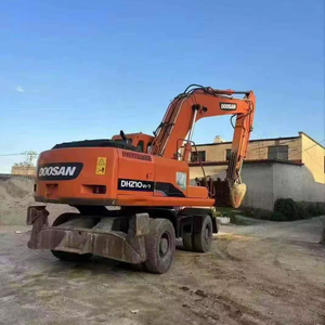 Le fournisseur professionnel a utilisé l'excavatrice de roue d'excavatrice de DH210W-7 de Doosan 21 tonnes boîte de vitesse de moteur de capacité de seau de 0.86m PLC en stock - Product Image 5