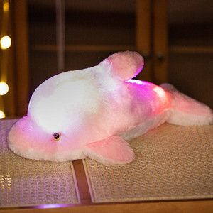 Peluche di delfino di personalizzazione con funzione luminosa per il gioco dei bambini giocattolo di peluche - Product Image 4