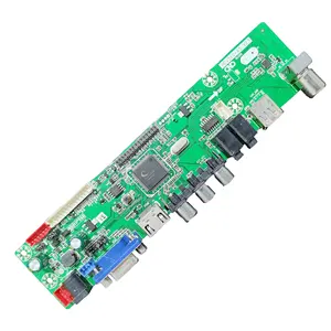 Placa-mãe de led para tv, placa de circuito universal programada ic lcd com led/preço barato v59