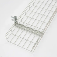 Cannelle porte-câbles en treillis métallique galvanisé à chaud, 50x50mm, personnalisable, espacement de 10mm, finition galvanisée à chaud.