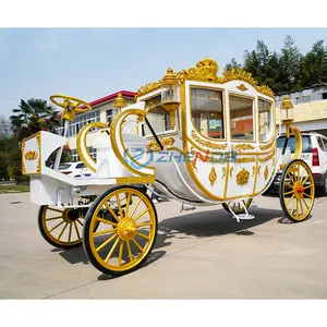 Zhenda Custom Electric Royal Horse Carriage Wedding Horse Carriage Classic European Style Hire Horse Carriage For Sale