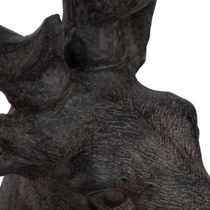 Scultura Decorativa in Resina di Cervo Seduto, Statuetta per Arredamento Casa, Ufficio, Bagno e Soggiorno - Product Image 5