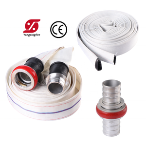 Tuyau d'incendie à livraison rapide, simple gaine, doublure en PU et caoutchouc, avec raccords Storz BS, pour la lutte contre l'incendie - Product Image 3