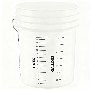 Bán Buôn 5 Gallon Tốt Nghiệp Đo Xô Rõ Ràng Nhựa Xô - Product Image 2