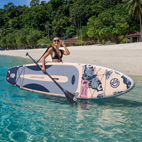 Planche de paddle gonflable Dropshipping Factory Supply sup Daska Nouvelle Série 450lb Capacité 450lb pour le surf et les activités aquatiques