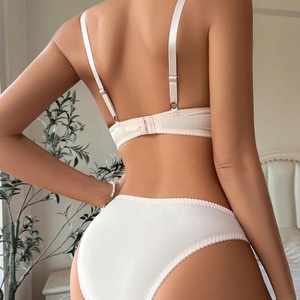 Bel Design durevole due pezzi donne <span class=keywords><strong>reggiseno</strong></span> e mutandine con fiori - Product Image 5