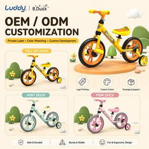 Bicicleta de Equilibrio 2 en 1 para Niños B.<span class=keywords><strong>Duck</strong></span> de Luddy Wholesale OEM, Bicicleta de Entrenamiento para Niños Pequeños con Ruedas de Entrenamiento Extraíbles, Edad 3-6 Años - Product Image 4