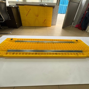 Cubierta de Acero Plástico de Alta Densidad para Zanjas, Capacidad de Carga de 1 Tonelada, Advertencia de Tráfico, Construcción, Color Amarillo Shunlu, 2025 - Product Image 4
