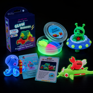 Kit de Arcilla de Espuma Superligera de Secado al Aire, No Tóxica, Mini Kit de Creatividad, Juguete Educativo, Paquete para Fiestas - Product Image 1