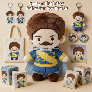 Série de jouets en peluche personnalisés et peluches en gros, fabricant de peluches, poupées en peluche anime, peluches personnalisées - Product Image 1